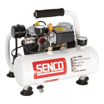Senco AC4504 4lt. Sessiz ve Yağsız Kompresör