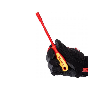 İzeltaş 1000V Süngüsü İzoleli Lokma Uçlu Tornavida 5.5MM