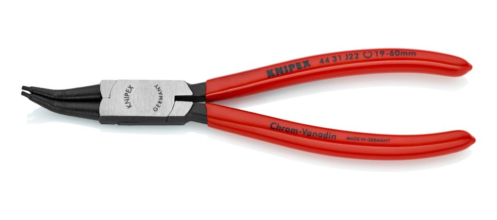 Knipex 4431J22 İç Segman Pensi Eğri 180 mm