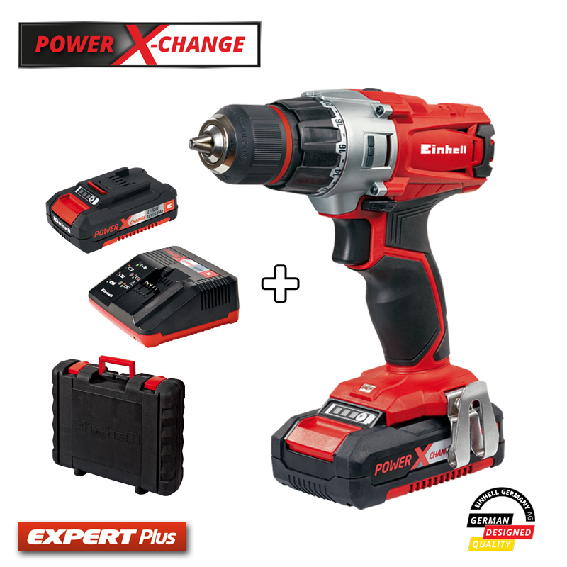Einhell PXC Akülü Vidalama  TE-CD 18/2 Li Kit (2x1,5 Ah)