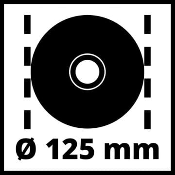Einhell TC-AG 125/850 Avuç Taşlama Makinesi