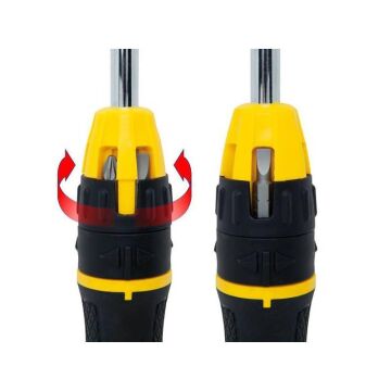 Stanley 0-68-010 Cırcırlı Tornavida ve Uç Seti