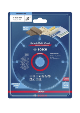 Bosch Expert Carbide Multi Wheel 125 Mm, 22,23 mm Kesici Disk - 2608901189