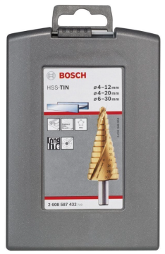 Bosch HSS-TİN Kademeli 3'lü Matkap Ucu Seti - 2608587432