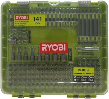 Ryobi RAKD141 141 Parça Vidalama ve Lokma Seti