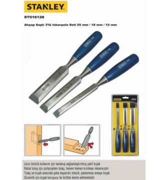 Stanley 5002 3'lü Iskarpela Seti 0-16-128