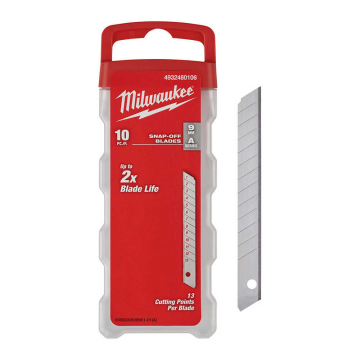 MİLWAUKEE Ayarlı Maket Bıçak Yedeği 9 Mm 10'Lu