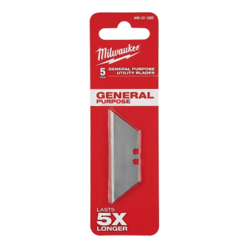 Milwaukee Genel Amaçlı Maket Bıçağı Yedeği - 5'li