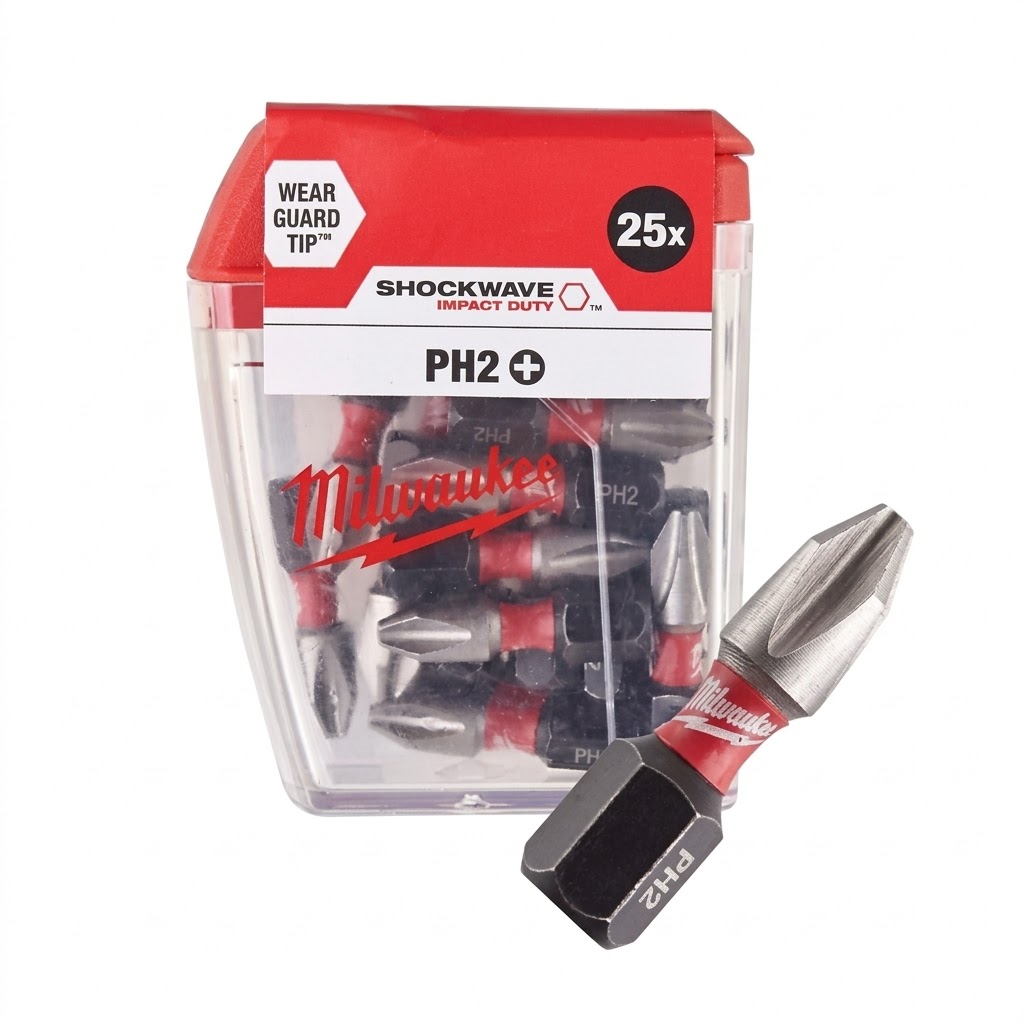 Milwaukee PH2 X 25 mm Bits Uç 25'Li Pk.