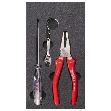 İzeltaş Pense Ve Kontrol Kalemi 2'li Set (Anahtarlıklı)