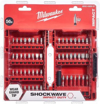 Milwaukee  56 Parça Bits Uç Seti Shockwave Impact Duty