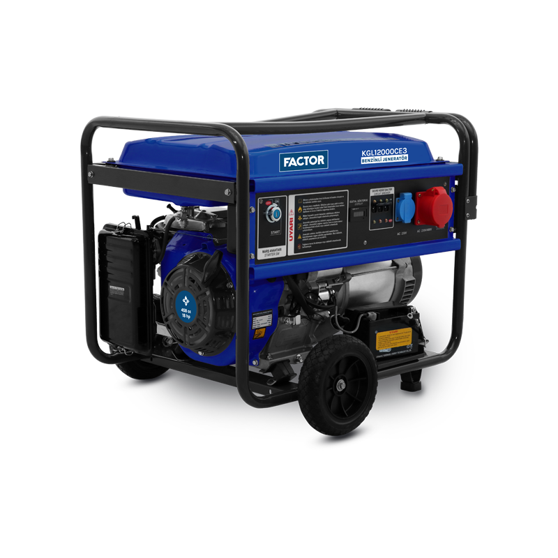 Factor KGL12000CE3 12KVA Trifaze Benzinli Jeneratör