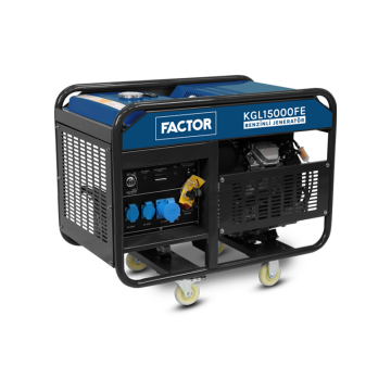 Factor KGL15000FE 15KVA Monofaze Benzinli Jeneratör