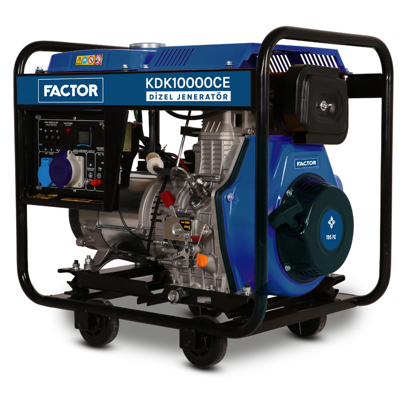 Factor KDK10000CE 9.4 KVA Monofaze Dizel Jeneratör