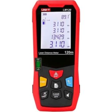 Uni-T LM120 120 m Lazer Mesafe Ölçer Lazermetre