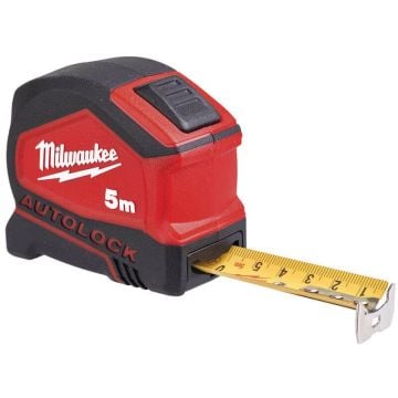Milwaukee Otomatik Kilitlemeli Şerit Metre Autolock 5m