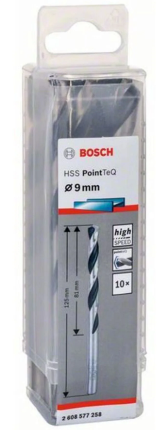 Bosch HSSPointTeQ Metal Matkap Ucu 9,0mm 10'lu - 2608577258