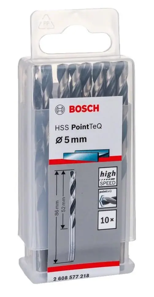 Bosch HSSPointTeQ Metal Matkap Ucu 5,0mm 10'lu - 2608577218