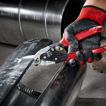Milwaukee 260 mm Sol Kırmızı Kaportacı Makası