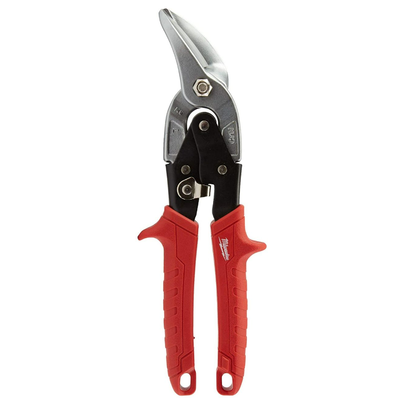 Milwaukee Kaportacı Ofset Sol (Kırmızı) Makas