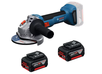 Bosch GWS 18V-8 Akülü Taşlama Makinesi 2x4.0Ah