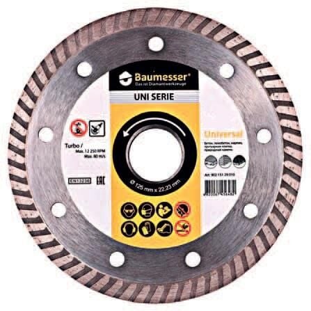 Baumesser 115x22,23mm Universal Çok Amaçlı Kesme Diski