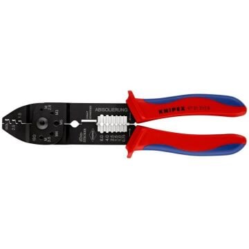 Knipex 9721215B Pabuç Sıkma ve Kablo Sıyırma Pensesi