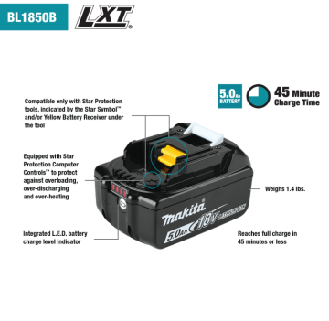 Makita 632F15-1 BL1850B 5Ah. Yedek Akü