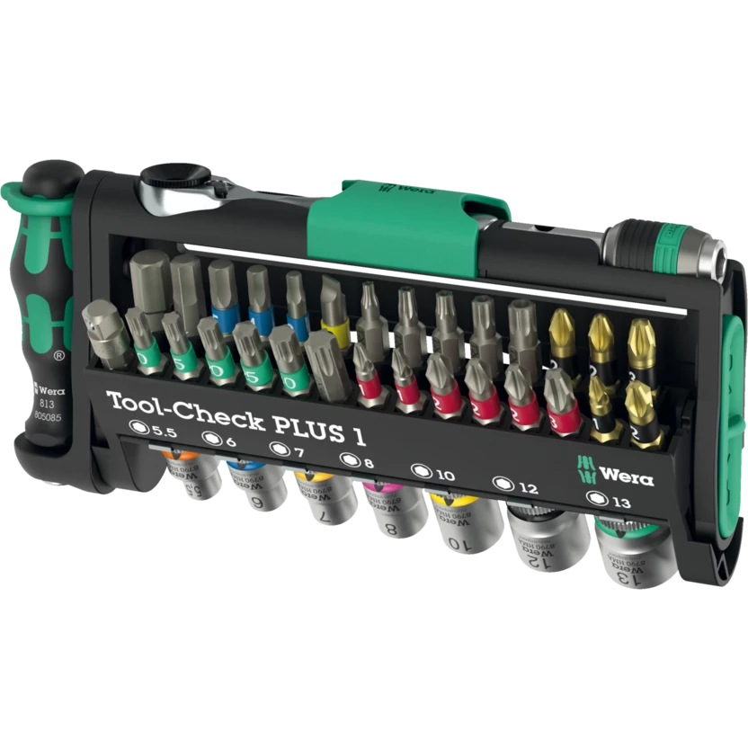 Wera 05049055001 Tool-Check Plus1 Bits Uç ve Cırcır Seti
