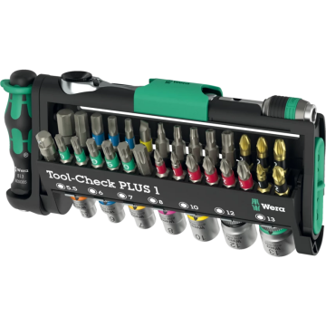 Wera 05049055001 Tool-Check Plus1 Bits Uç ve Cırcır Seti
