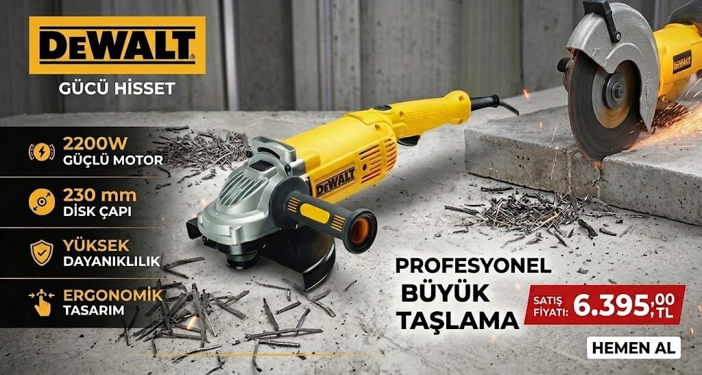 dewalt dwe492 taşlama